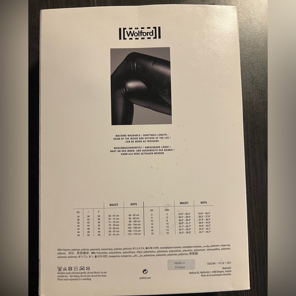 WOLFORD ESTELLA LEGGINGS - FAUX LEATHER
Dark Earth Green EU 36/ US 6 - Picture 2 of 6